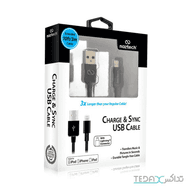 کابل تبدیل USB به لایتنینگ نزتک مدل MFi طول 3 متر