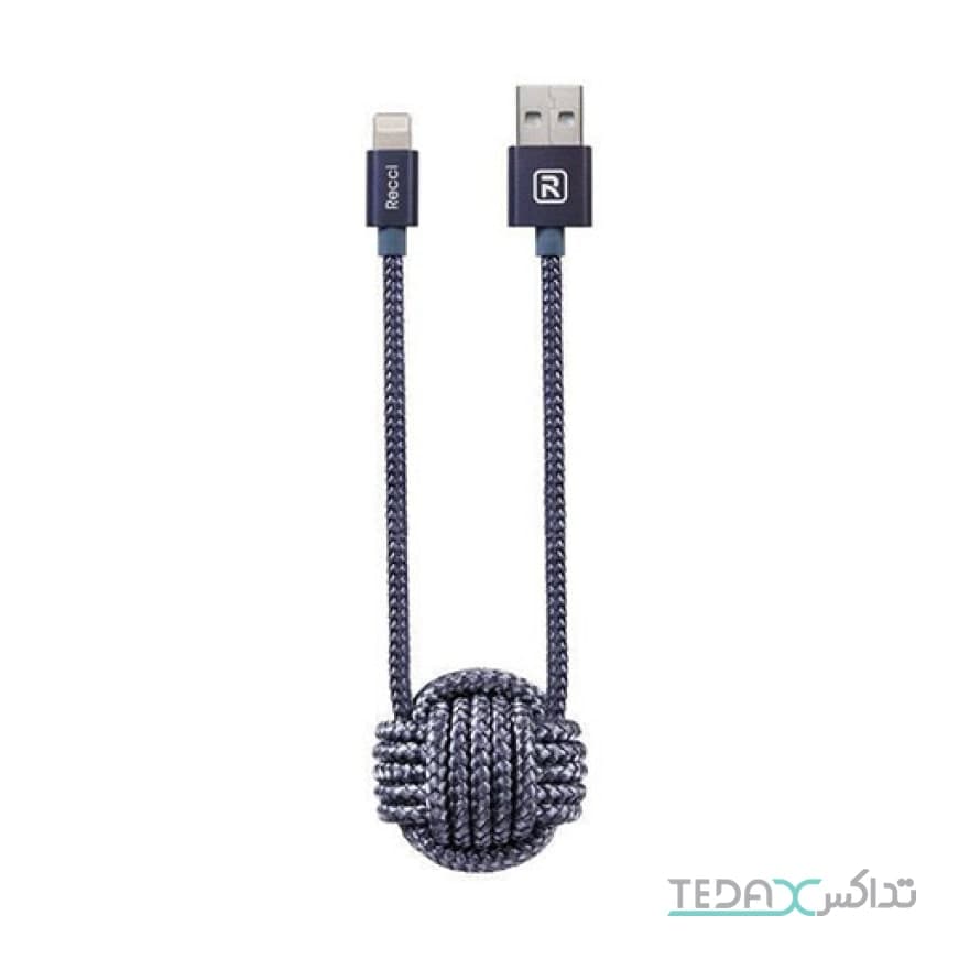 کابل شارژ لایتینینگ آیفون رکی مدل Recci Cable Ball
