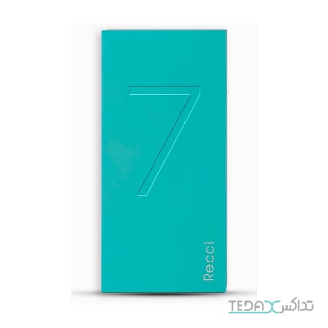 پاور بانک رکی ظرفیت 7000 میلی آمپر مدل Recci Seven