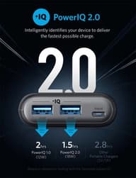 پاوربانک انکر مدل Powercore ll A1260ظرفیت 20000 میلی آمپر ساعت