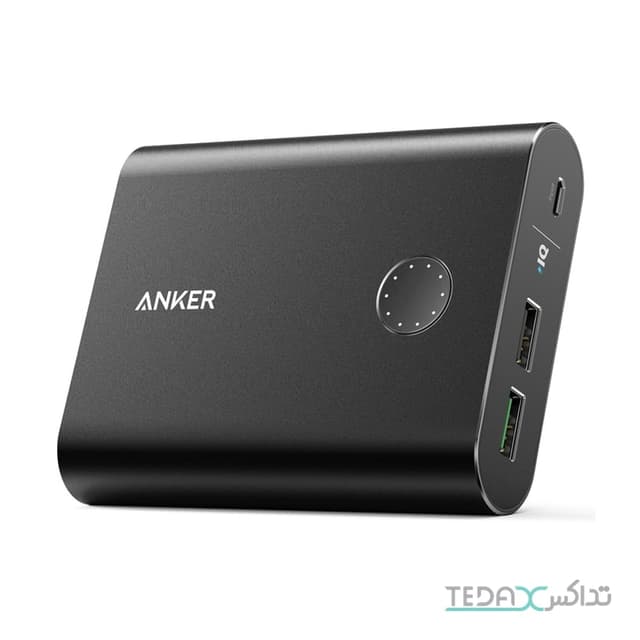 پاوربانک انکر مدل Powercore + A1316 QC3 ظرفیت 13400 میلی آمپر ساعت