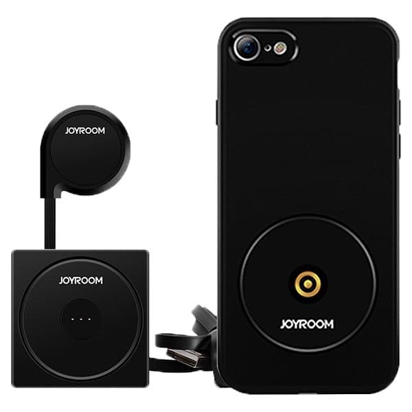 شارژر بی سیم جوی روم مدل JR-ZS141 به همراه کاور و پایه نگهدارنده مناسب برای گوشی اپل Iphone 7