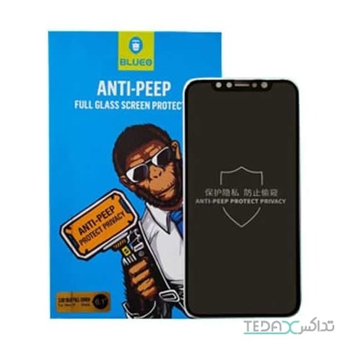 محافظ صفحه نمایش  گلس پرایوسی بلو مناسب آیفون ایکس و ایکس اس مدل Anti-PEEP