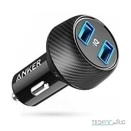شارژر فندکی 2 پورت 24 وات انکر مدل A2212 PowerDrive 2 Elite