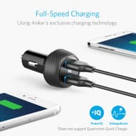 شارژر فندکی 2 پورت 24 وات انکر مدل A2212 PowerDrive 2 Elite