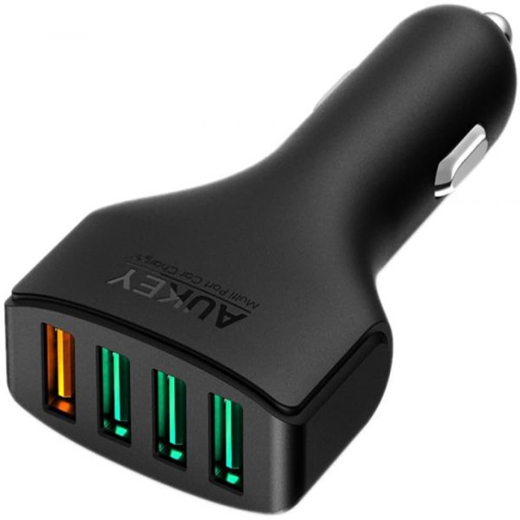 شارژر فندکی آکی 4 پورت مدل CC-T9