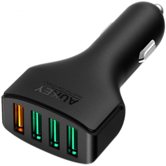 شارژر فندکی آکی 4 پورت مدل CC-T9