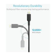 کابل شارژ لایتنینگ انکر مدل A8433 PowerLine II طول 1.8 متر