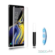 محافظ صفحه نمایش گلس فول چسب UV مناسب سامسونگ نوت 9