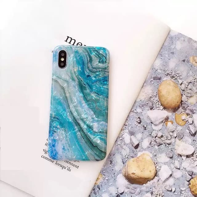 کاور طرح سنگ آبی مناسب برای آیفون 7 و 8