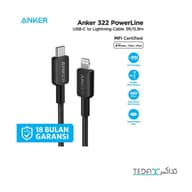 کابل تبدیل USB-C به لایتنینگ انکر مدل A81B5 طول 0.9 متر