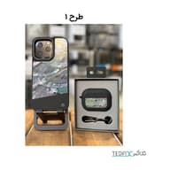 کاور طرح سنگ رگه دار سری گلامور مناسب برای اپل ایرپادز 2 پرو / ایرپادز 1 پرو