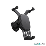 هولدر و شارژر بی سیم داخل خودرو 15 وات برند Baseus مدل Stable Gravitational Car Mount Pro