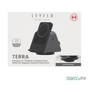هولدر و شارژر وایرلس Levelo Terra LVLTWCSPBK 15W