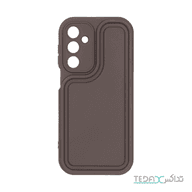 قاب Solid Case منحنی Samsung Galaxy A16 - قهوه ای