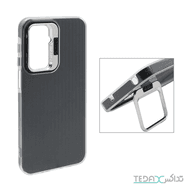 قاب Cyns Case ژله ای دو لایه لنز استندشو Samsung Galaxy A16 - مشکی