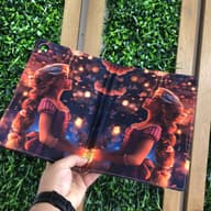 کاور کتابی طرح دار کارتونی مناسب برای تبلت سامسونگ تب آ9 پلاس