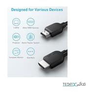 کابل HDMI انکر مدل A8742 طول 2 متر قابلیت پخش 60 فریم ریت در ویدیو 8K