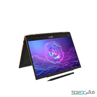لپ تاپ 13.3 اینچی ام اس آی مدل MSI Summit 13 AI Evo A2HMTG Ultra 7 255H 32GB LPDDR5 1TB SSD IPS Touch به همراه قلم با گارانتی 18 ماهه شرکتی مشکی