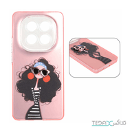 قاب Nice Girl لنز شفاف اکسسوری برجسته Xiaomi Redmi Note 14 Pro 5G / Redmi Note 14 Pro Plus 5G