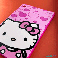 کاور ژله ای طرح kitty مناسب برای تبلت سامسونگ آ9
