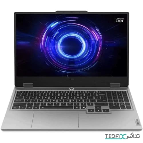 Lenovo LOQ 15IRX10-i7 14700HX-24GB DDR5 4800MHz-512GB SSD-RTX5060-FHD 144Hz 15.6 inch Laptop - خاکستری 512