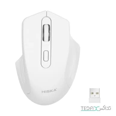 ماوس بی سیم Hiska مدل HX-MO145 - سفید