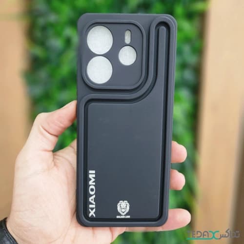 کاور قاب Solid Case منحنی Golden Lion مناسب برای گوشی Xiaomi Note 14 4G