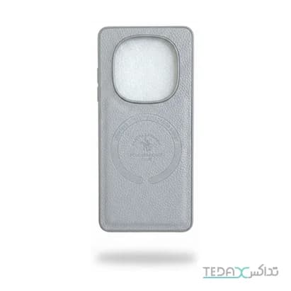 کاور چرمی برند polo دارای مگسیف مناسب برای گوشی شیائومی نوت 14پرو 4جی
