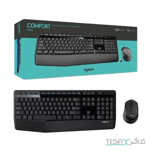 کیبورد و ماوس بی سیم لاجیتک مدل Logitech mk345