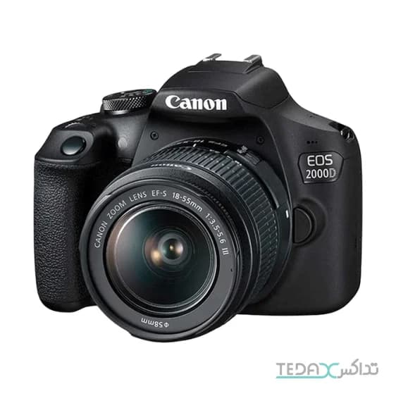 دوربین دیجیتال کانن مدل EOS 2000D با لنز 18-55mm DC III