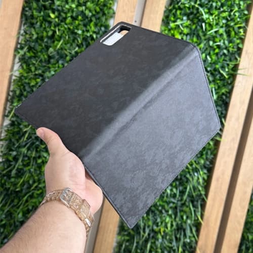 کاور کتابی چرمی با قابلیت استند شو  مناسب برای تبلت شیائومی پد 6
