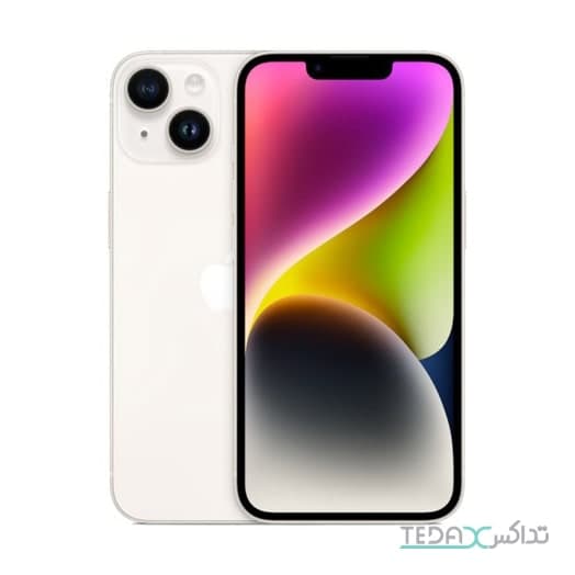 گوشی موبایل اپل آیفون 14 - ظرفیت 128 گیگابایت Ch - نات اکتیو