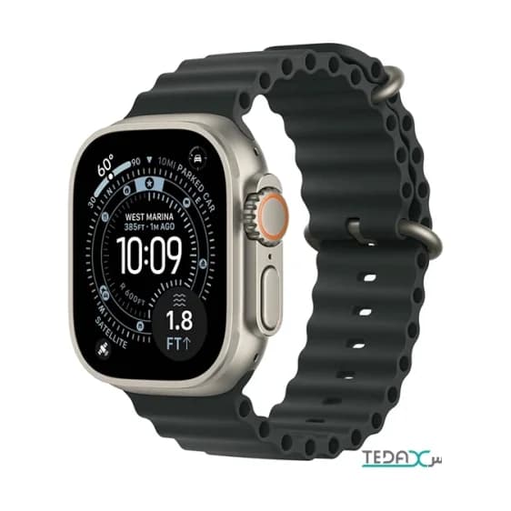 ساعت هوشمند 49 میلی‌متری اپل مدل Ultra 3 Black Titanium با بند Ocean