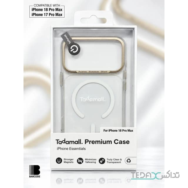 کاور Tadamal Clear MG Focus مناسب iPhone 17 Pro Max / 18 Pro Max
