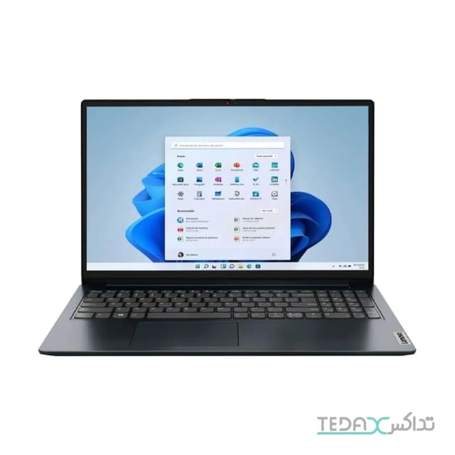 لپ تاپ لنوو 15.6 اینچی مدل Ideapad 1 15IJL7-Celeron N4500-4GB DDR4 2933MHz-256GB SSD-TN