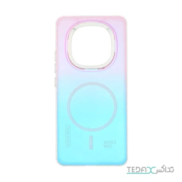 قاب هولوگرامی Trend Seaies طرح مگ سیف دو رنگ لنز کروم Xiaomi Redmi Note 15 / Poco M8 5G