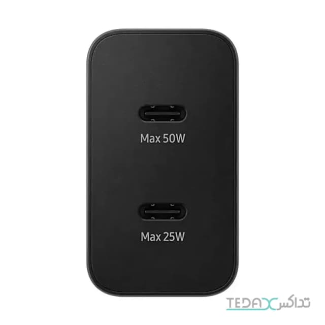 شارژر دیواری سامسونگ 50 وات مدل EP-T5020 GaN به همراه کابل Type-C