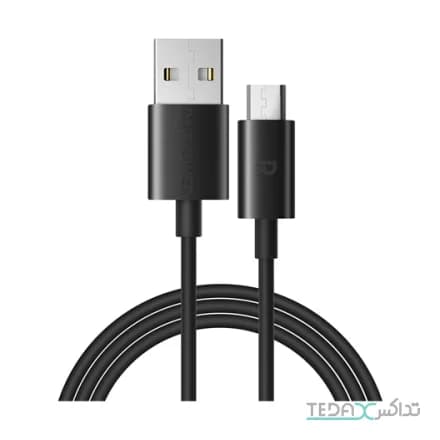 کابل تبدیل USB-A به microUSB راوپاور مدل RP-CB043 یک متری
