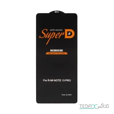 محافظ صفحه نمایش شیشه ای سوپر دی آنتی استاتیک مناسب برای شیائومی نوت 13 پرو - 4 جی / پوکو ام 6 پرو - 4 جی