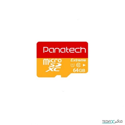 مموری کارت میکرو اس دی با حافظه64 گیگابایت برند Panatech مدل Xtreme C10
