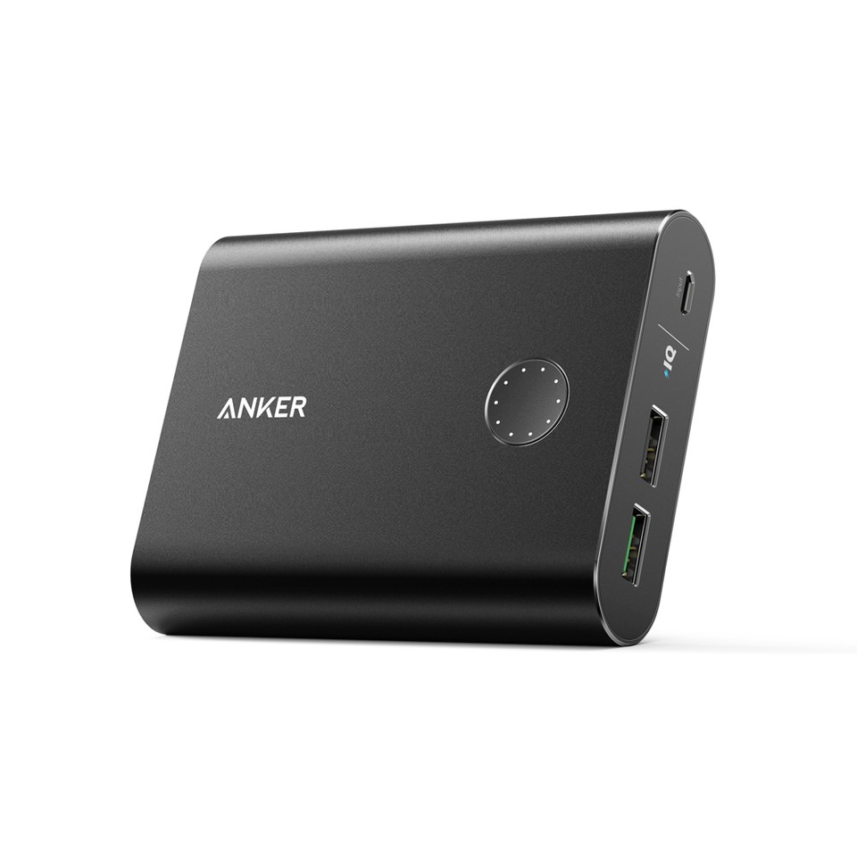 پاوربانک انکر مدل Powercore + A1316 QC3 ظرفیت 13400 میلی آمپر ساعت