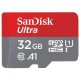 کارت حافظه میکرو 32 گیگ سن دیسک سرعت ۱۲۰MBps مدل Ultra U1 A1 C10