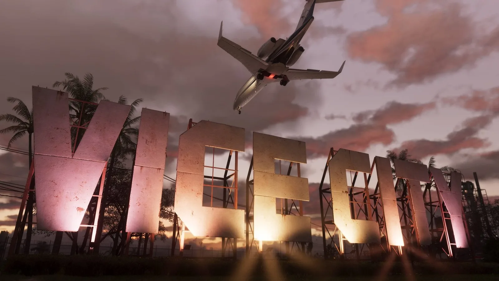 تابلوی Vice City در Grand Theft Auto VI