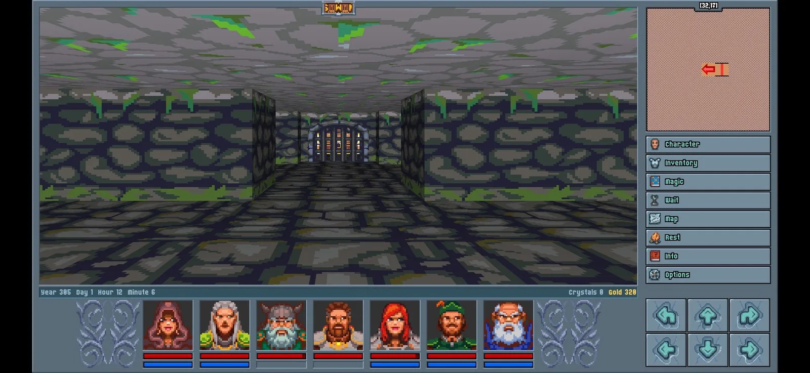 گروه هفتنفره در سیاهچال Legends of Amberland
