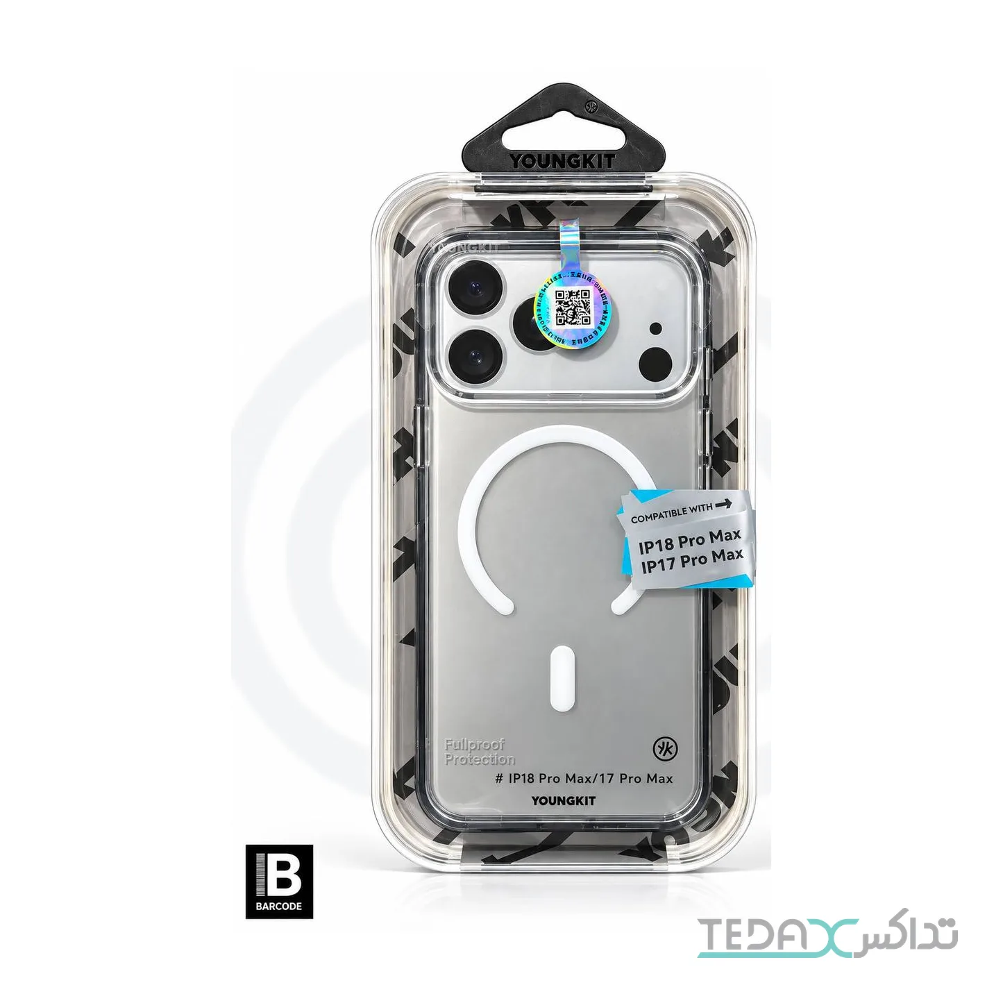 کاور Youngkit YK HiddenSand White مناسب آیفون 17 Pro Max و آیفون 18 Pro Max