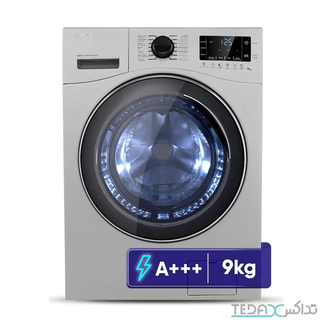 ماشین لباسشویی 9 کیلوگرم اتوماتیک اسنوا مدل SWM-E92S