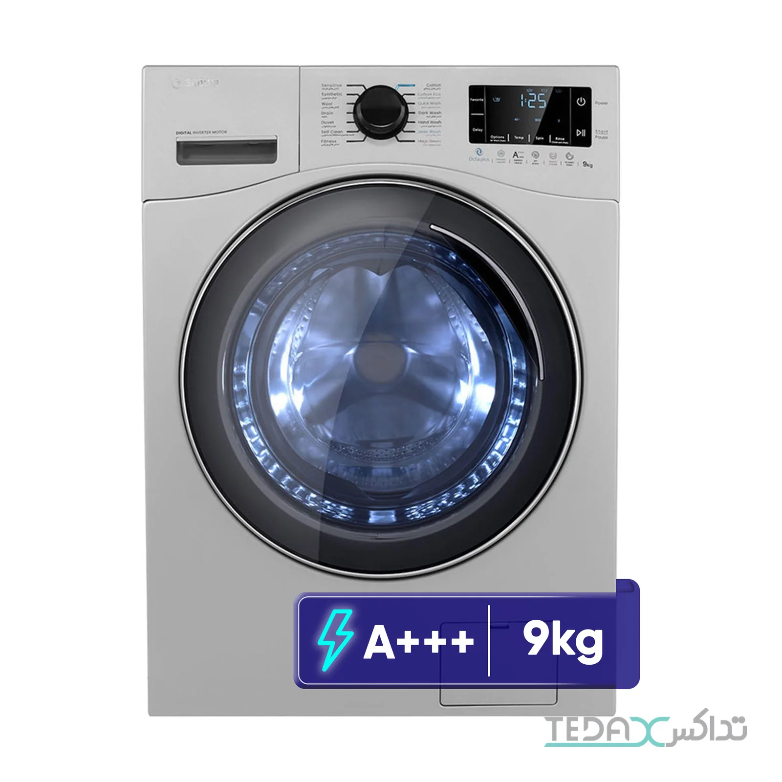 ماشین لباسشویی 9 کیلوگرم اتوماتیک اسنوا مدل SWM-E92S