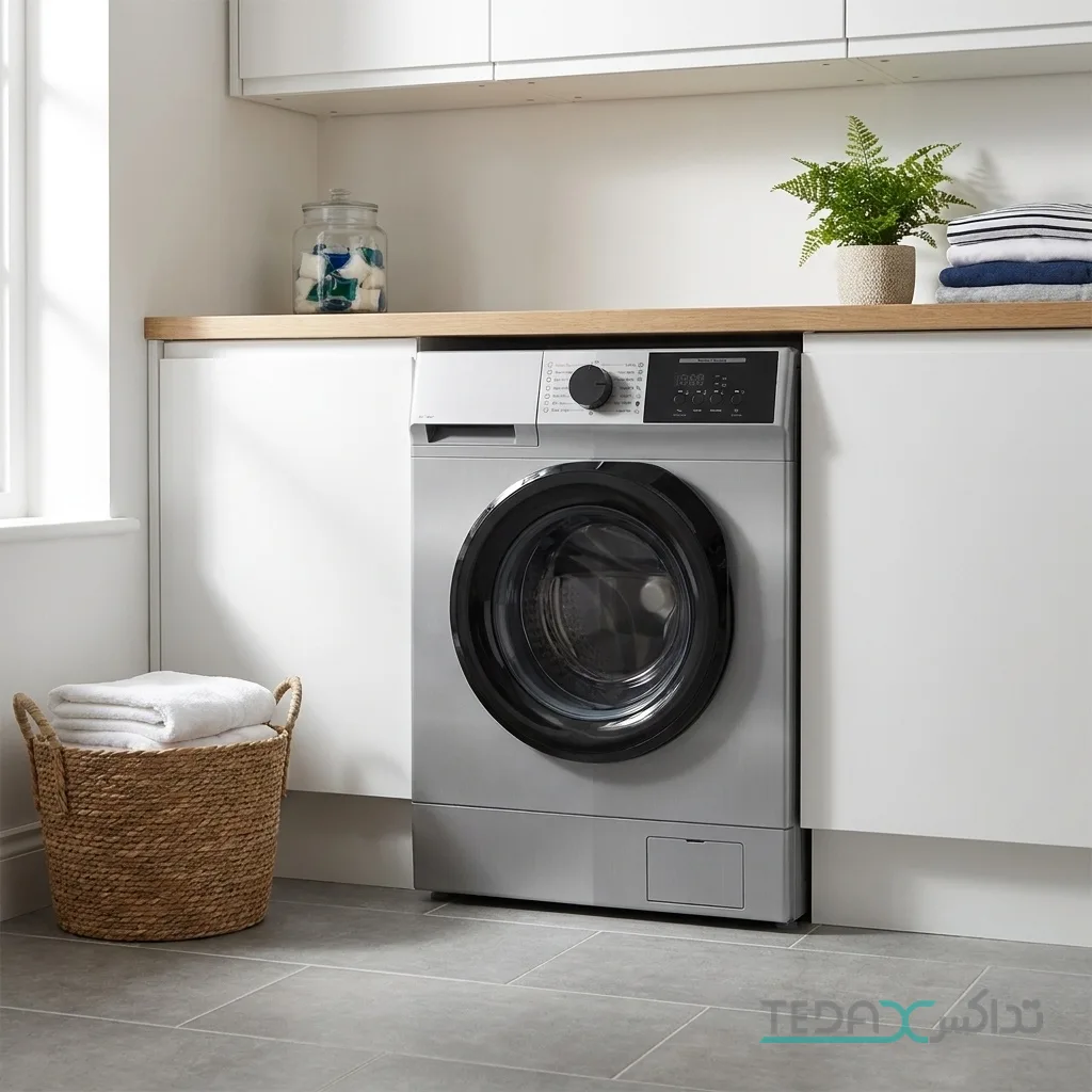 ماشین لباسشویی 8 کیلوگرم اتوماتیک اسنوا مدل SWM-C81S