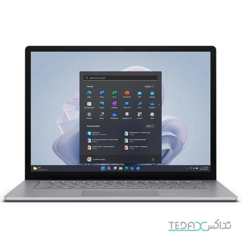 لپ تاپ مایکروسافت 15 اینچی مدل Surface Laptop 5 پردازنده Core i7-1255U رم 32 گیگابایت LPDDR5X حافظه 1 ترابایت SSD لمسی